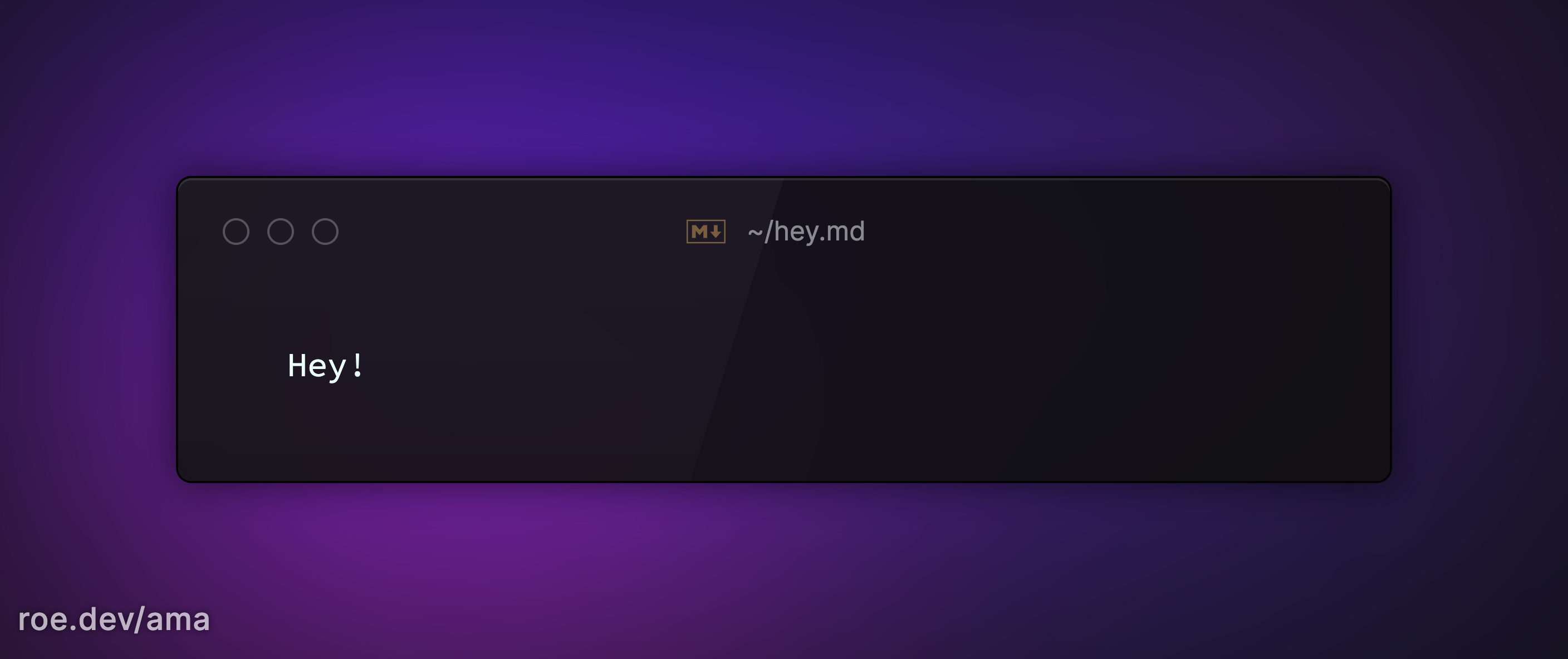 Hey!